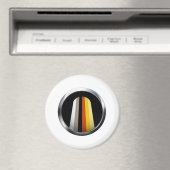 Langer Haar-Stolz Magnet (In Situ (Geschirrspüler))