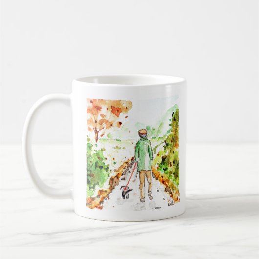 Langer Heimweg Kaffeetasse (Links)