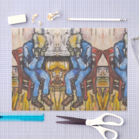 Langer Heimweg Seidenpapier (Handwerk)