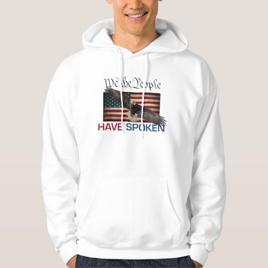 Langer HülseHoodie des Trumpf-MAGA Hoodie (Vorderseite)
