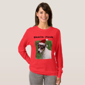 Langer Hülsen-T - Shirt Sankt-Jacks (Jack Russell) (Vorne ganz)