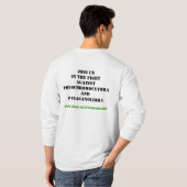 Langer Männer der Hülsen-T T-Shirt (Schwarz voll)