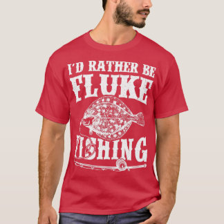 Langer Retro-IdE ist eher Fluke Fischen T-Shirt