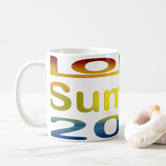 Langer Sommer 2026 Kaffeetasse (Mit Donut)