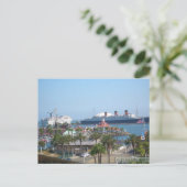 LANGER STRAND, CA POSTCARD #1 POSTKARTE (Stehend Vorderseite)