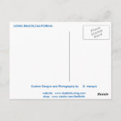 LANGER STRAND, CA POSTCARD #1 POSTKARTE (Rückseite)