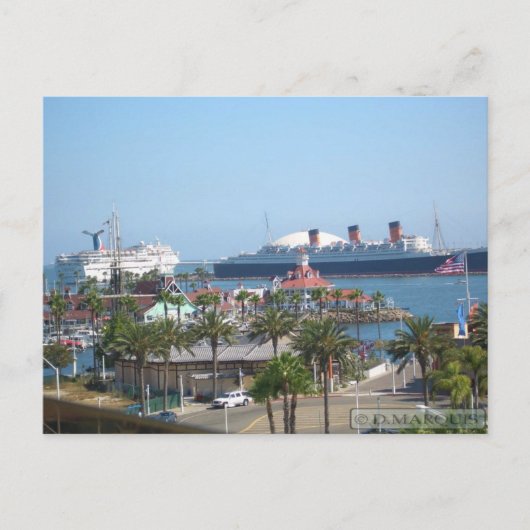 LANGER STRAND, CA POSTCARD #1 POSTKARTE (Vorderseite)