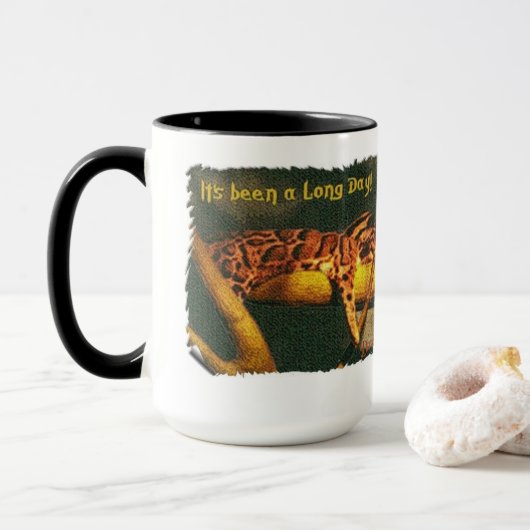 langer Tag Tasse (Mit Donut)