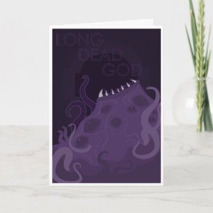 Langer toter Gott - Anbetungs-alte Götter Feiertagskarte