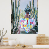 langer Weg Poster (Küche)