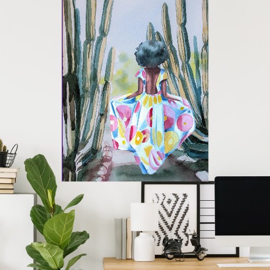 langer Weg Poster (Heimbüro)