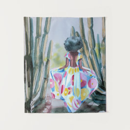 langer Weg Wandteppich