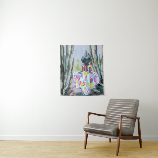 langer Weg Wandteppich (Beispiel)