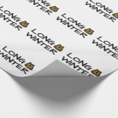 Langer Winter Geschenkpapier (Ecke)