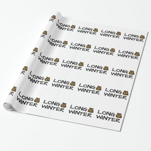 Langer Winter Geschenkpapier (Ungerollt)