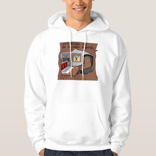 Langer Winter Hoodie (Vorderseite)