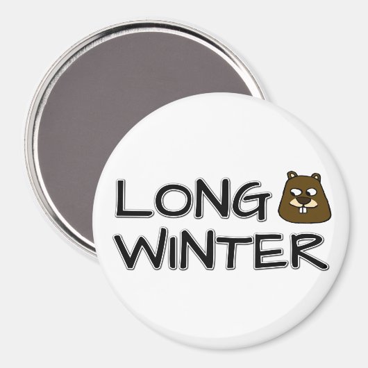 Langer Winter Magnet (Vorderseite/Rückseite)