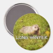 Langer Wintermagnet Magnet (Vorderseite/Rückseite)