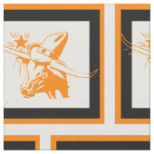 Längere Lenkerkleidung mit Cowboy-Hut mit Rahmen 2 Stoff (Nahaufnahme)