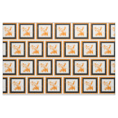 Längere Lenkerkleidung mit Cowboy-Hut mit Rahmen 2 Stoff (Fat Quarter (45,7 x 55,9 cm))