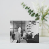 Längere Letter später Postkarte (Stehend Vorderseite)