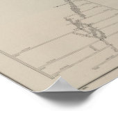 Längerlicher Teil des südlichen Ärmelkanals Poster (Ecke)