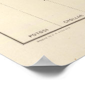 Längerseitige vertikale Projektion I Comstock Lot Poster (Ecke)