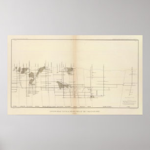 Längerseitige vertikale Projektion I Comstock Lot Poster