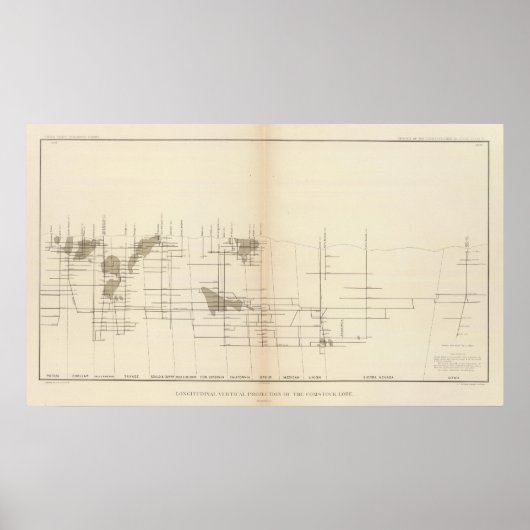 Längerseitige vertikale Projektion I Comstock Lot Poster (Vorne)