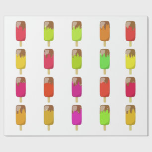 Langes cooles Sommer-Wrap-Papier Geschenkpapier