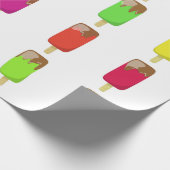 Langes cooles Sommer-Wrap-Papier Geschenkpapier (Ecke)