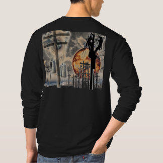 Langes die Hülsen-Shirt des Störungssuchers T-Shirt