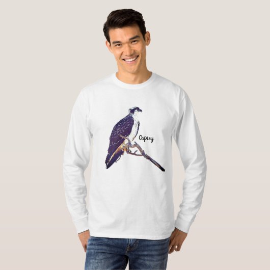 Langes die Hülsen-T-Shirt der Osprey-Männer T-Shirt (Vorne ganz)