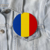 Langes Flaggensymbol Rumänien-Landes Button (Beispiel)