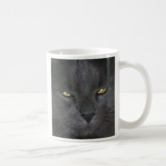 Langes Haar-russisches Blau Kaffeetasse (Rechts)
