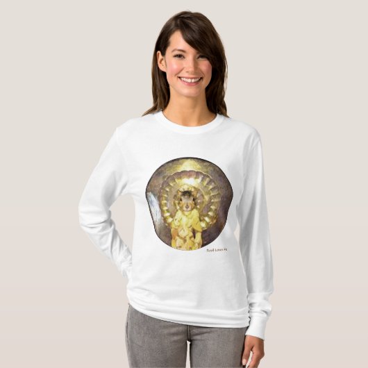 Langes Hülsen-Shirt mit heiligem T-Shirt (Vorne ganz)