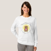 langes Hülsen-Shirt Teamder haselnußbärnfrauen T-Shirt (Vorne ganz)