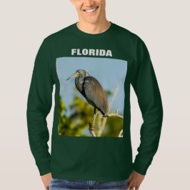 Langes Hülsen-Shirt Vogel-perfektes Floridas T-Shirt
