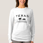 Langes Hülsent-shirt Texas-Schäferhunde T-Shirt (Vorderseite)