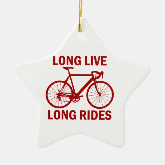 Langes Leben Keramik Ornament (Vorne)