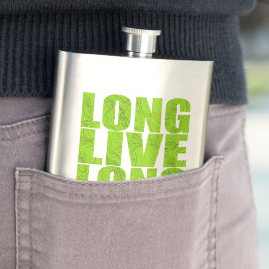 Langes Leben (Topo) Flachmann (Beispiel)