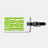 Langes Leben (Topo) Gepäckanhänger (Vorderseite horizontal)