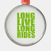 Langes Leben (Topo) Ornament Aus Metall (Vorne)