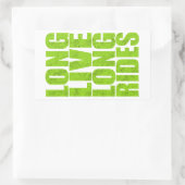 Langes Leben (Topo) Rechteckiger Aufkleber (Tasche)