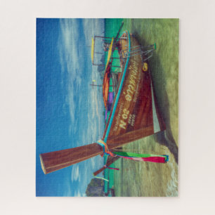 Langes Schwanz am Strand, Krabi, Thailand Puzzle