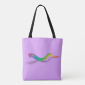 Langes Shofar (Regenbogen) Tasche (Rückseite)