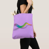Langes Shofar (Regenbogen) Tasche (Von Nahem)