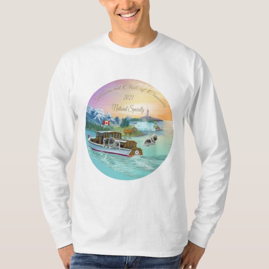 Langes T-Shirt mit dem KCC-Logo (Vorderseite)