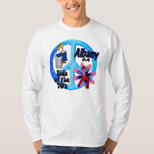 Langes T-Stück der Hülse KOT70s der Männer T-Shirt (Vorderseite)