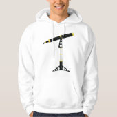 Langes Teleskop Hoodie (Vorderseite)
